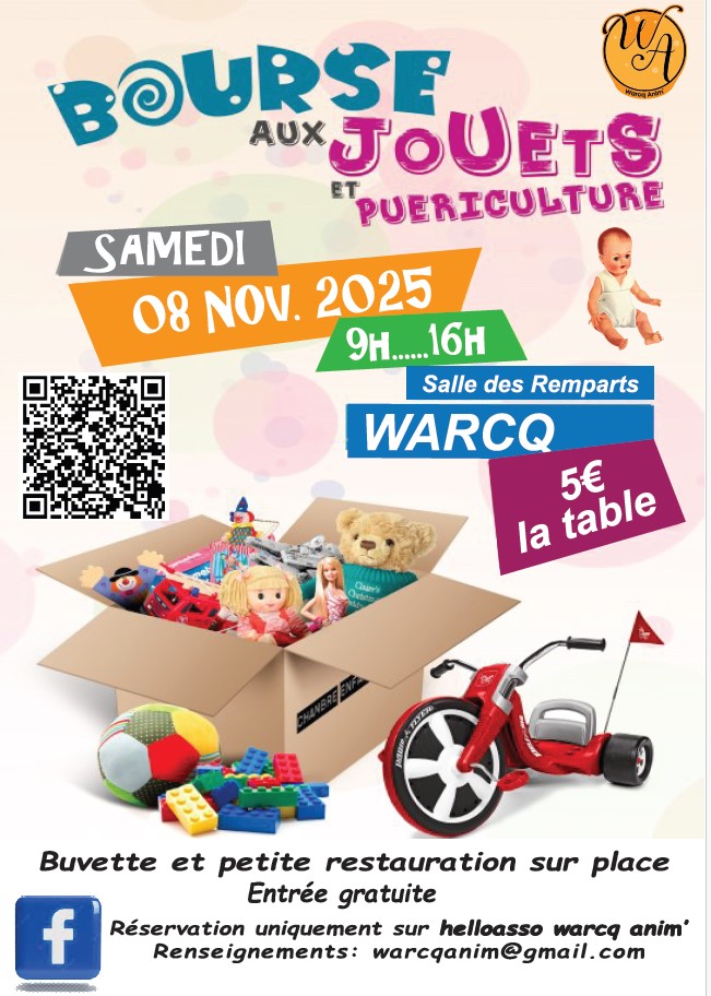 Lire la suite à propos de l’article Bourse aux jouets et puériculture