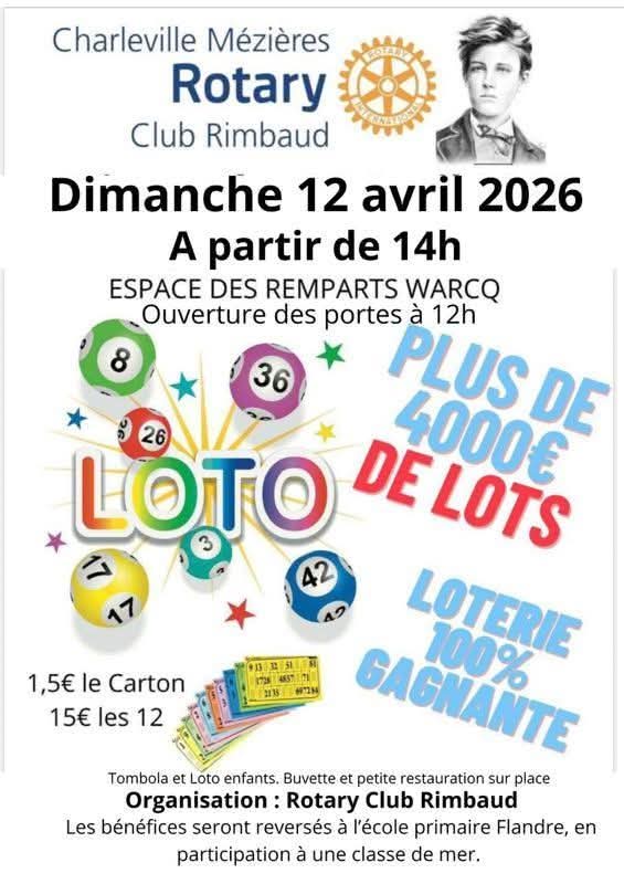 Lire la suite à propos de l’article Loto du Rotary Club Rimbaud