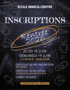 Lire la suite à propos de l’article Inscriptions école primaire