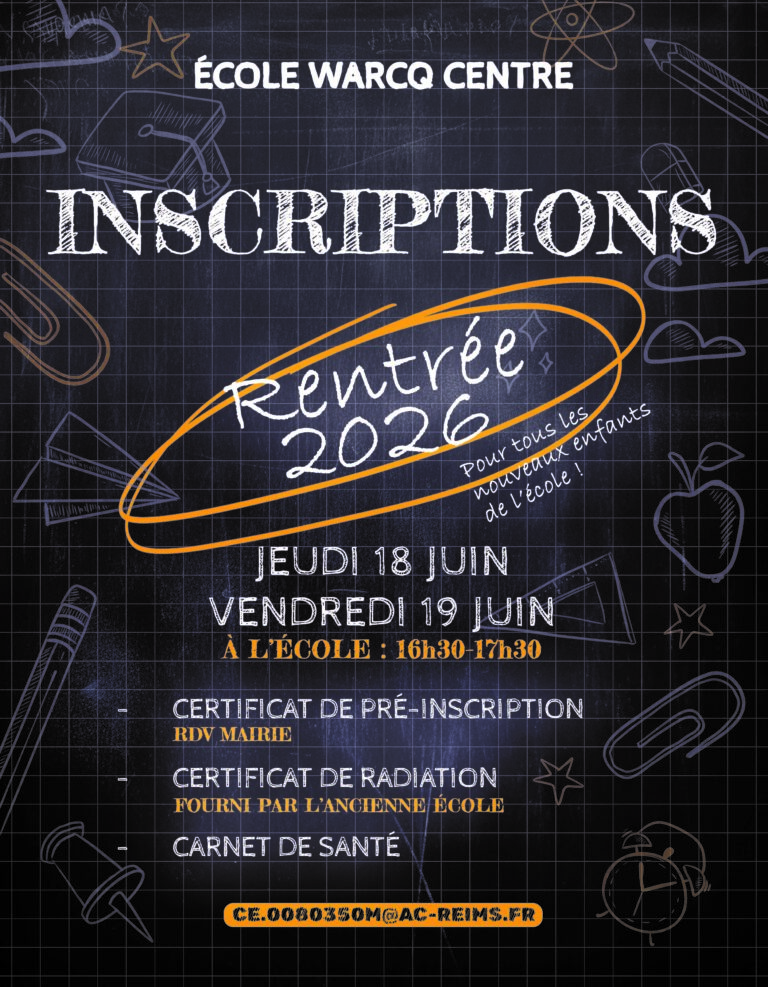 Lire la suite à propos de l’article Inscriptions école primaire